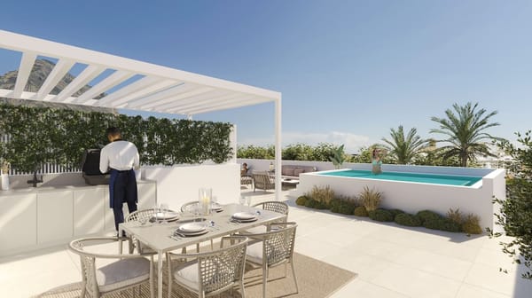UNIDAD JOYA DE LA CORONA: LUXUOSO ÁTICO DÚPLEX CON PISCINA PRIVADA Y TERRAZAS DE 160M² | NUEVO CONSTRUCCIÓN EN LA BAHÍA DE JÁVEA | ACABADOS PORCELANOSA - Foto 2