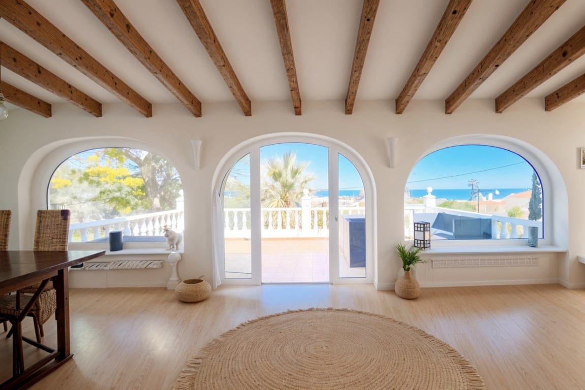 Villa con apartamento de invitados y vistas al mar en Dénia - Foto 8