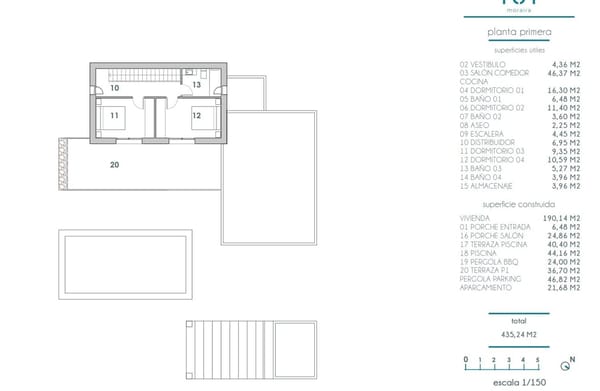 Stilvolle Neubauvilla in Moraira zu verkaufen - Foto 10