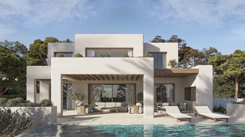 Project: Ibiza-style new-build villa for sale in Benissa