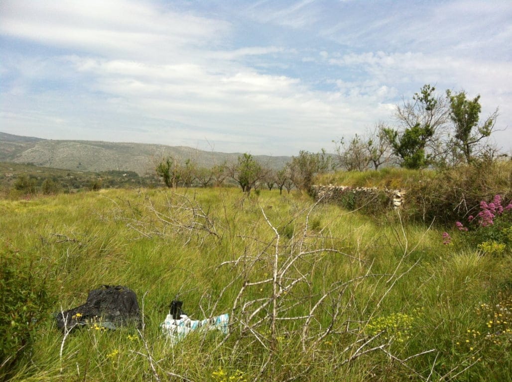 Rustic plot with nice views for sale in Benissa