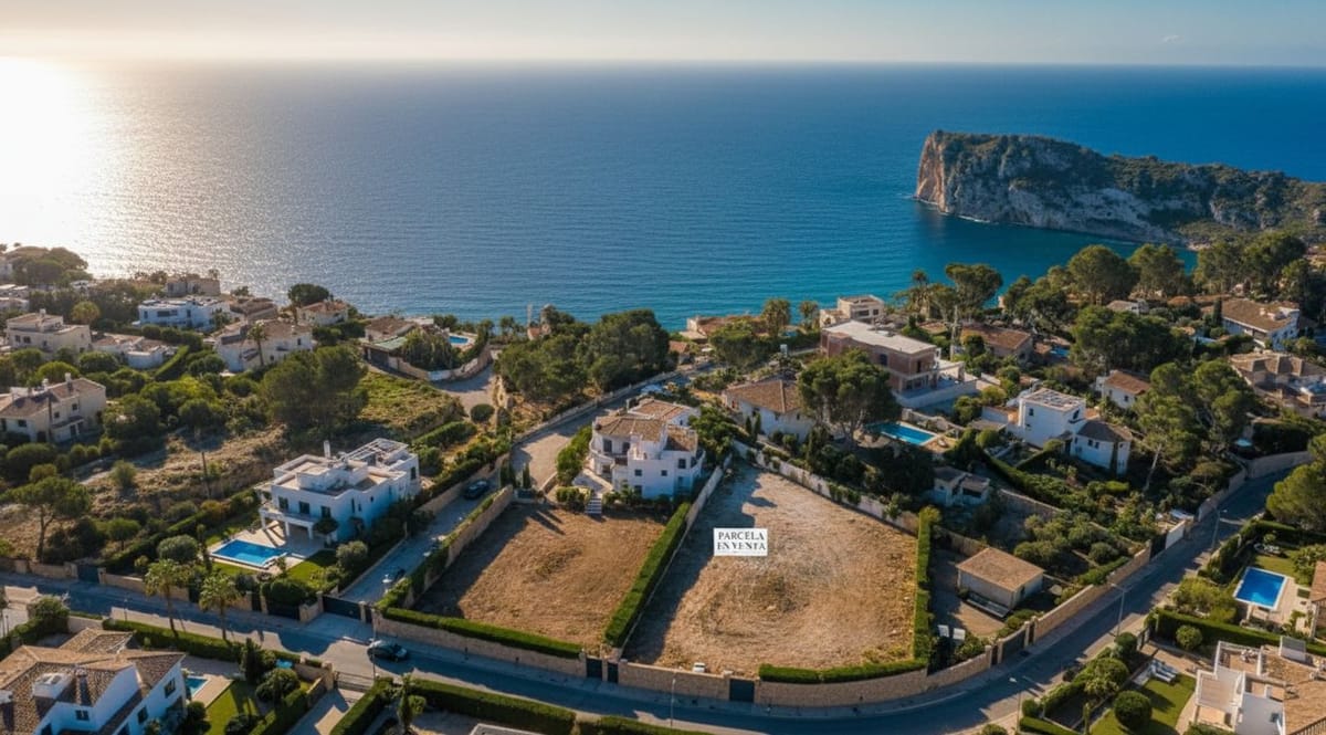 AMBOLO LUXURY: Two Joined Urban Plots (Total 2.355 m²) with Spectacular Sea Views in Jávea | Ideal for Grand Villa Project | 1.850.000 €