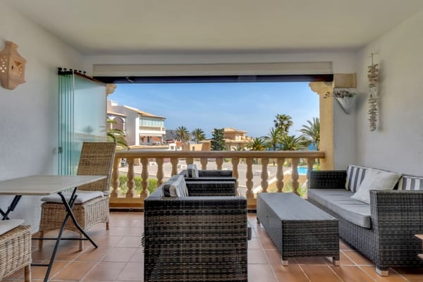 Wohnung in erster Reihe, mit Meerblick und Pool in Montañar I Javea - Foto 3