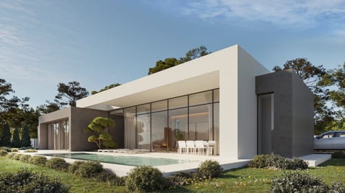 Proyecto de villa en una sola planta en venta en Calpe