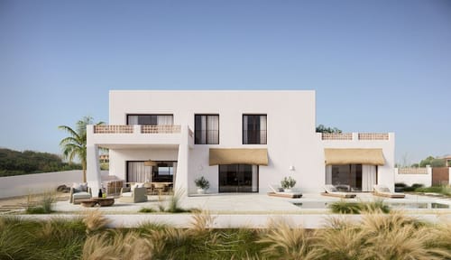 Neu gebaute ibizenkische Villa zum Verkauf in Benimeit - Moraira