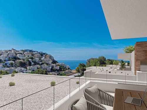 MONTECALA GARDENS: Exklusives Duplex mit geringer Dichte | Hohe Effizienz in der Nähe von Jávea und Moraira