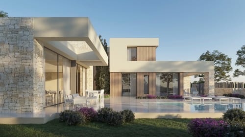 Chalet de obra nueva en Portichol, Jávea